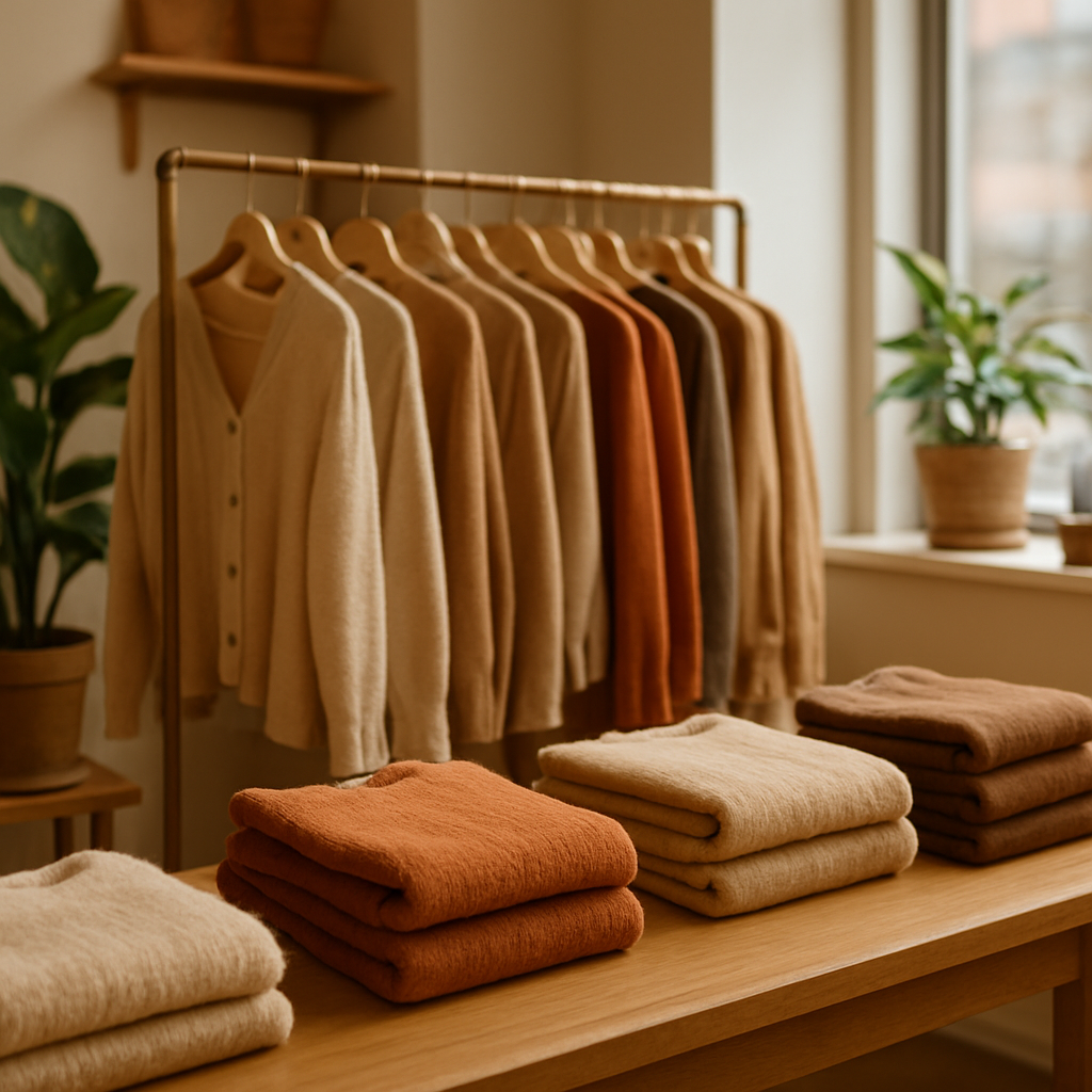Inside Hazel & Oak, a local boutique